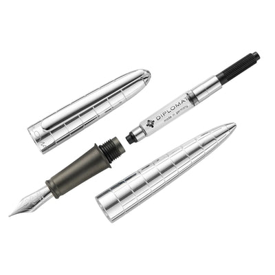 Diplomat Aero Fountain Pen - Rhomb CT
