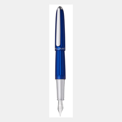 Diplomat Aero Fountain Pen with Ink & Pouch - Blue