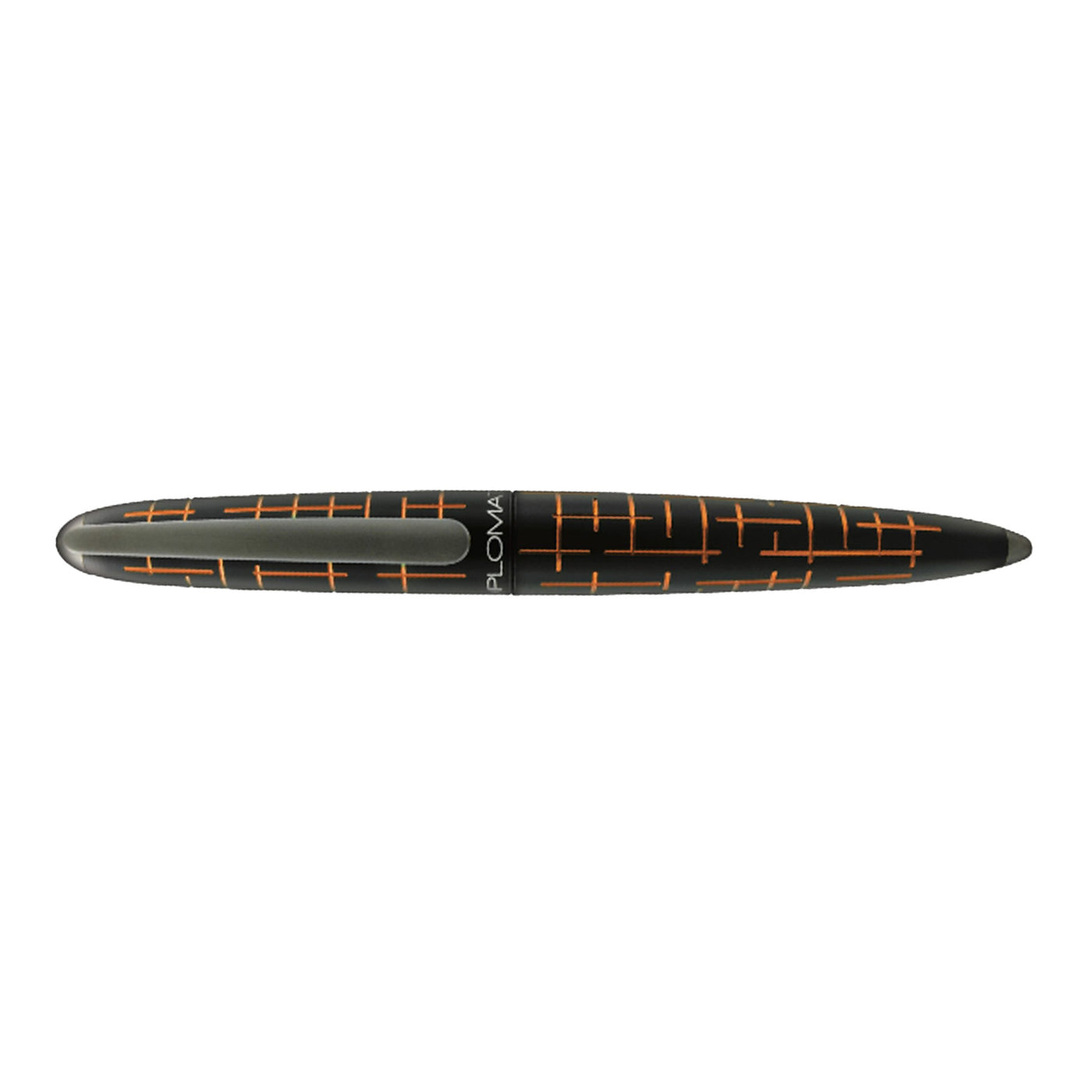 Diplomat Elox Fountain Pen - Matrix Black/Orange 6