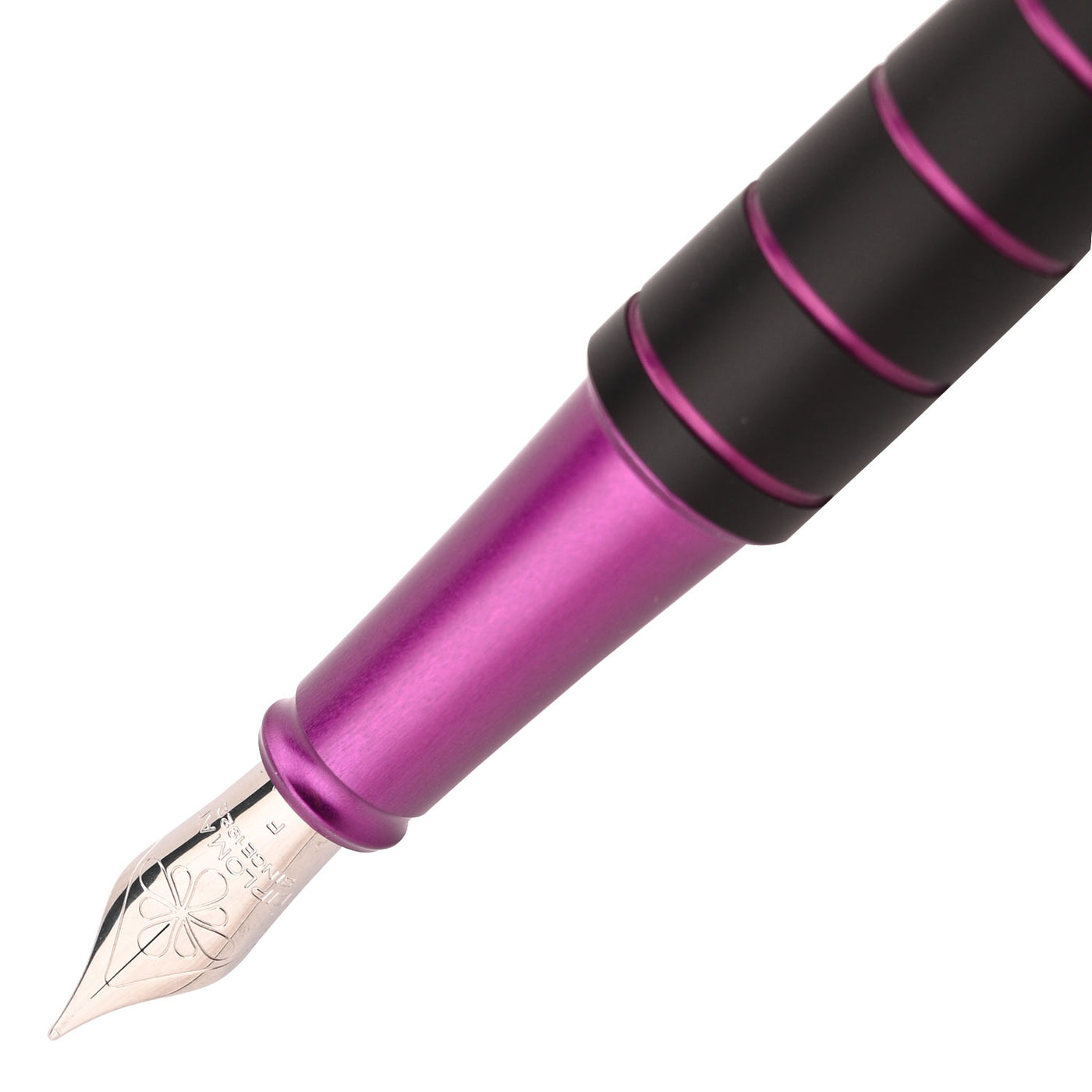 Diplomat Elox Fountain Pen - Ring Black/Purple 2