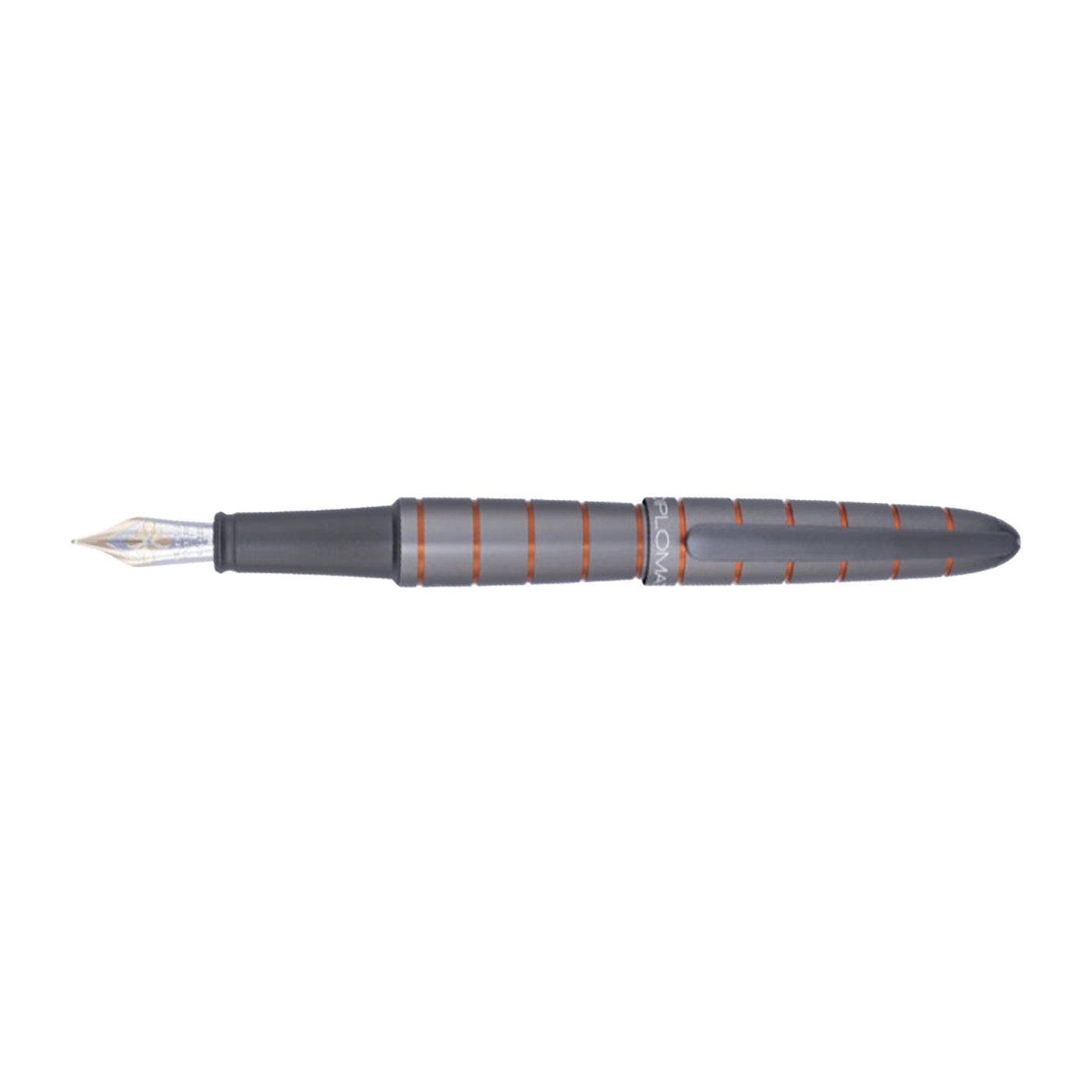 Diplomat Elox Fountain Pen - Ring Grey/Orange 3