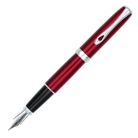 Diplomat Excellence A2 Fountain Pen - Magma Red CT