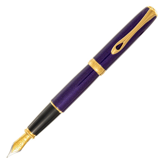 Diplomat Excellence A2 Fountain Pen - Violet Rain GT