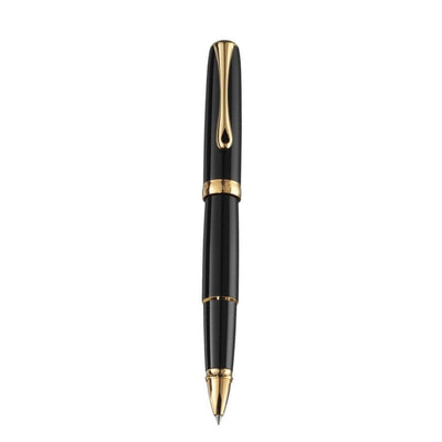Diplomat Excellence A2 Roller Ball Pen, Black Lacquer GT