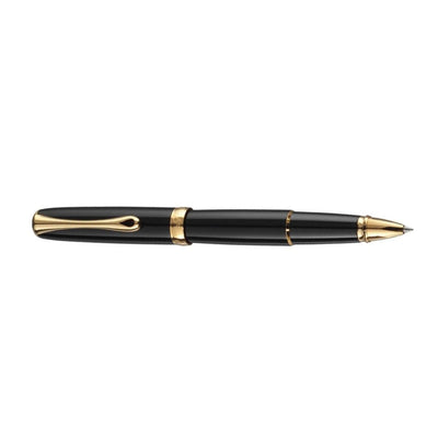 Diplomat Excellence A2 Roller Ball Pen, Black Lacquer GT