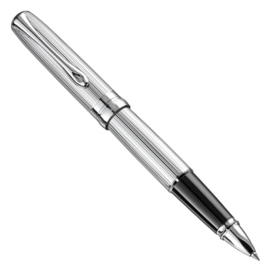 Diplomat Excellence A2 Roller Ball Pen, Guilloche Chrome