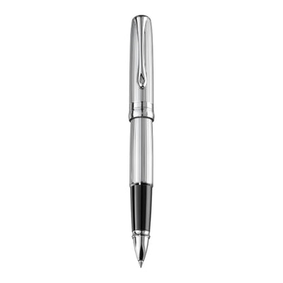 Diplomat Excellence A2 Roller Ball Pen, Guilloche Chrome
