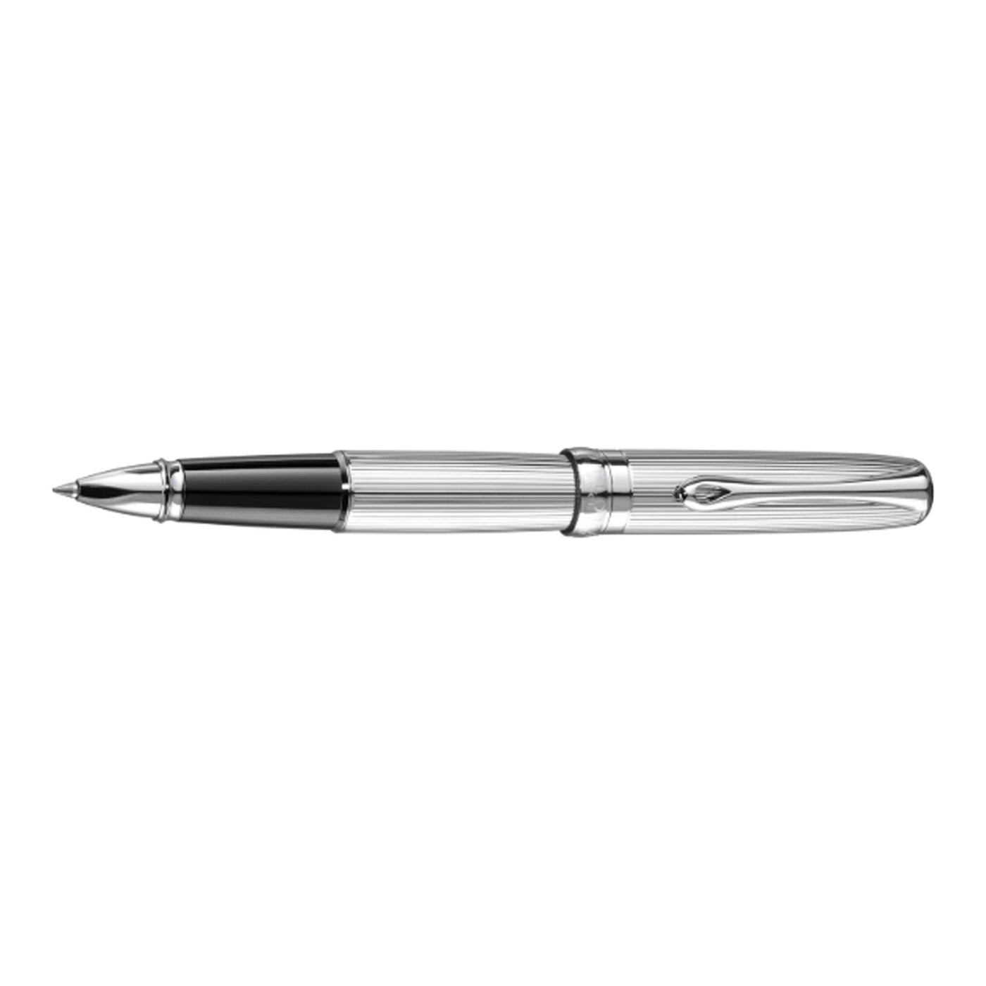 Diplomat Excellence A2 Roller Ball Pen, Guilloche Chrome