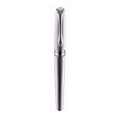 Diplomat Excellence A2 Roller Ball Pen, Guilloche Chrome