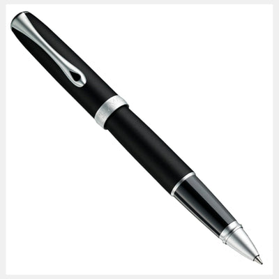 Diplomat Excellence A2 Roller Ball Pen, Lapis Black Matte Chrome