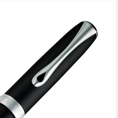 Diplomat Excellence A2 Roller Ball Pen, Lapis Black Matte Chrome