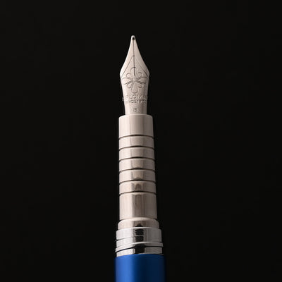 Diplomat Nexus Fountain Pen - Blue/Chrome 6