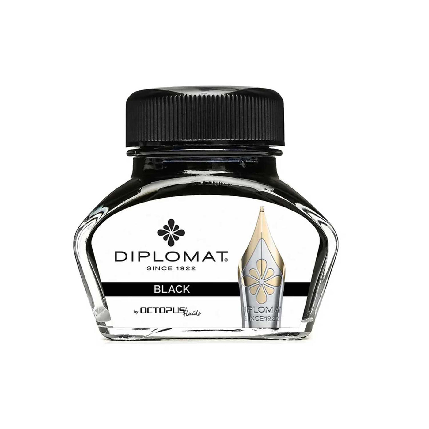 Diplomat Octopus Ink Bottle, Black - 30ml 1