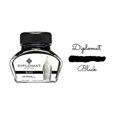 Diplomat Octopus Ink Bottle, Black - 30ml 2