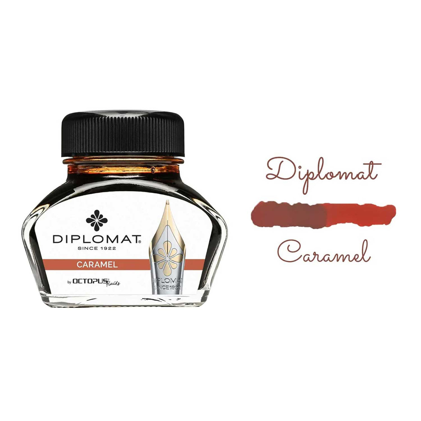 Diplomat Octopus Ink Bottle, Caramel - 30ml 2