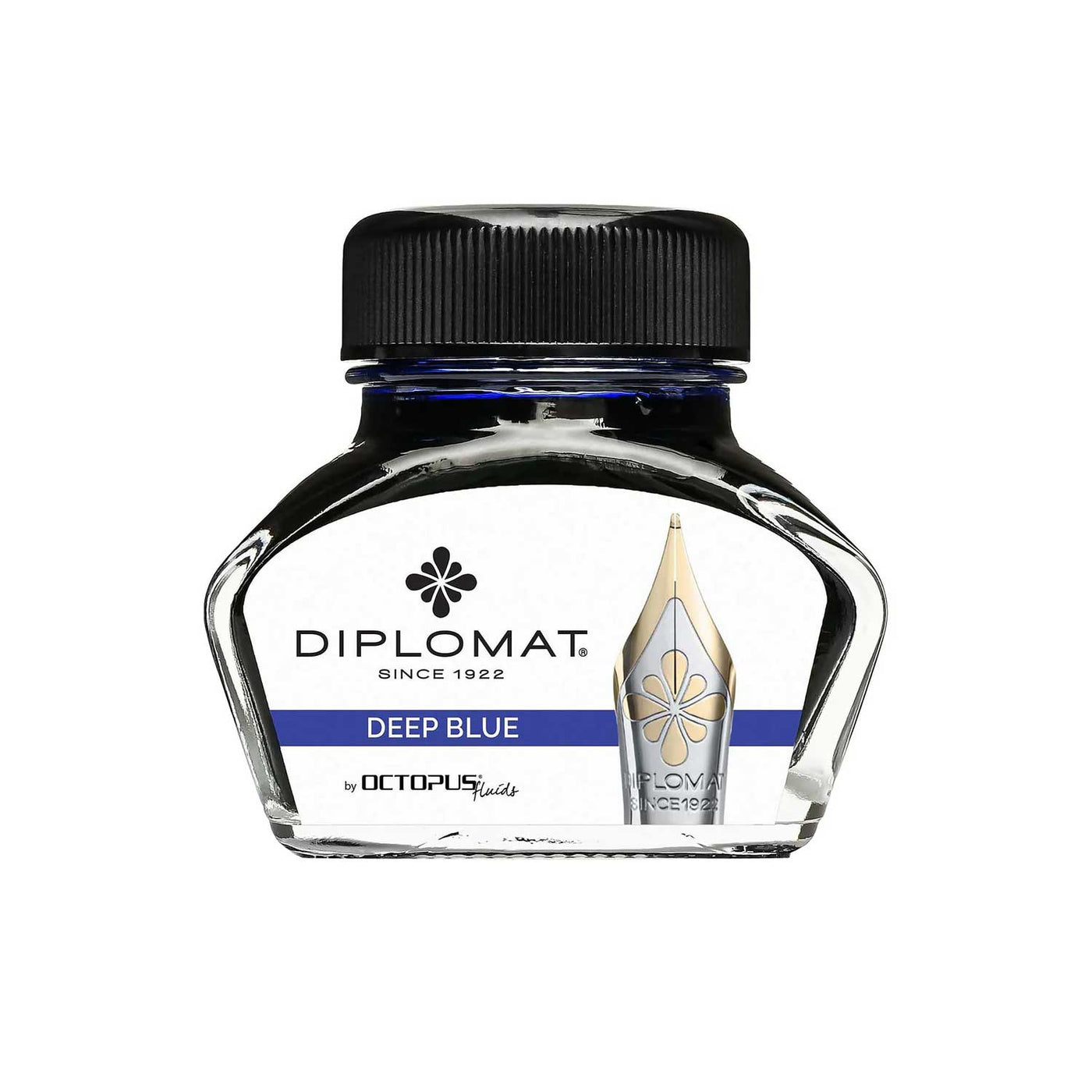 Diplomat Octopus Ink Bottle, Deep Blue - 30ml 1