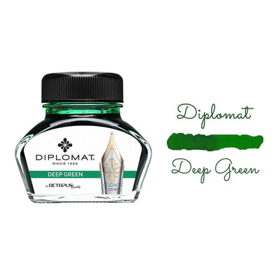 Diplomat Octopus Ink Bottle, Deep Green - 30ml 2