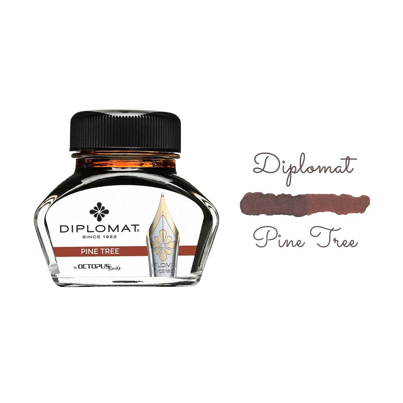 Diplomat Octopus Ink Bottle, Pine Tree - 30ml 2