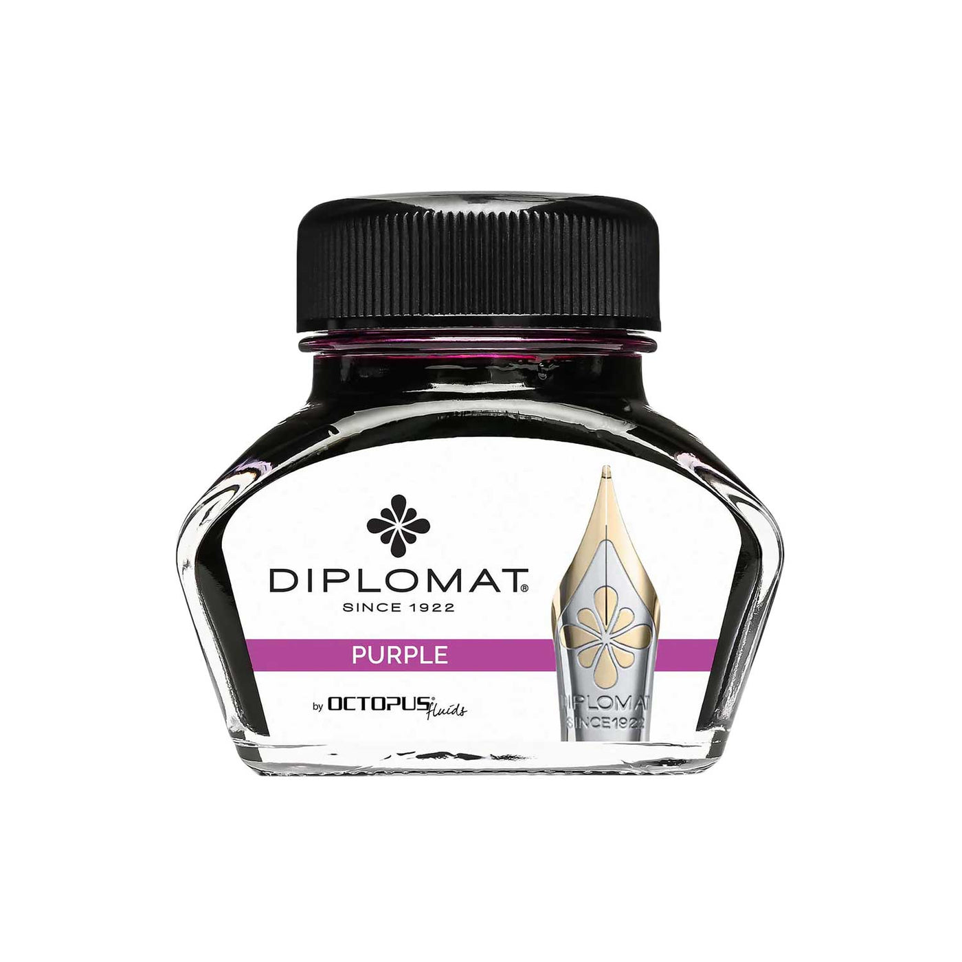 Diplomat Octopus Ink Bottle, Purple - 30ml 1