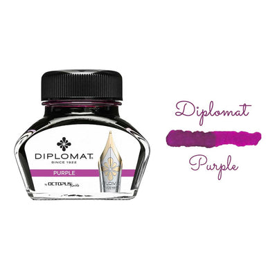 Diplomat Octopus Ink Bottle, Purple - 30ml 2