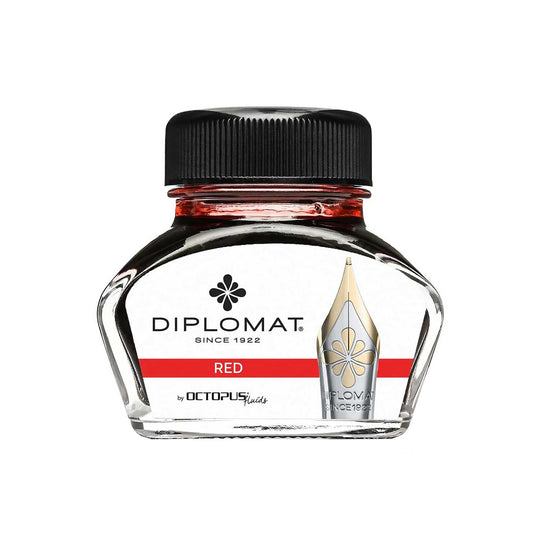 Diplomat Octopus Ink Bottle, Red - 30ml