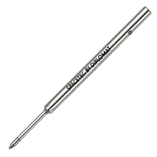 Diplomat Spacetec Ball Pen Long Refill - Black