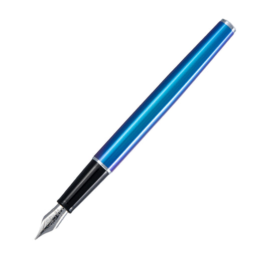Diplomat Traveller Fountain Pen - Funky Blue CT