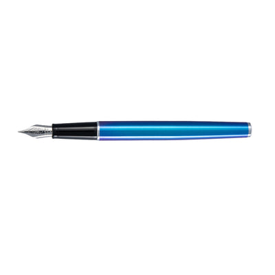 Diplomat Traveller Fountain Pen - Funky Blue CT 3