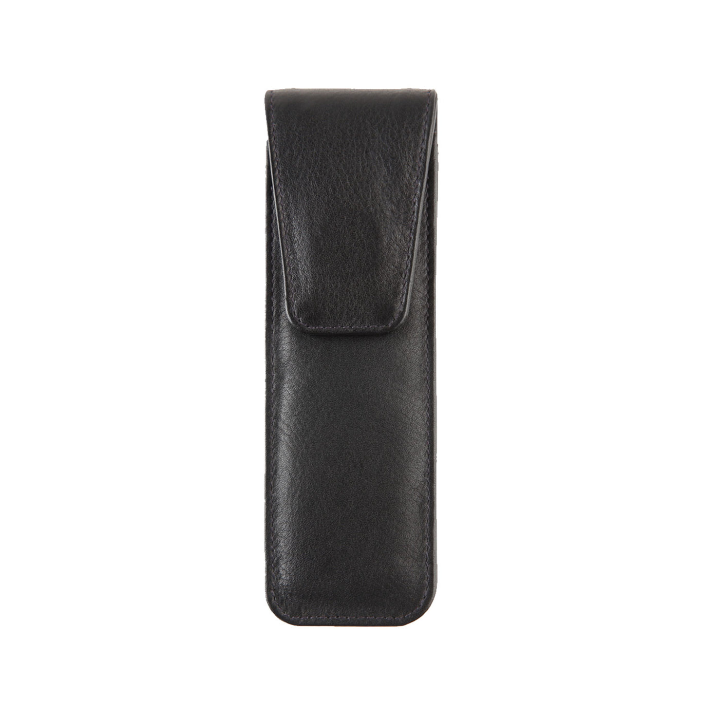 Elan Leather 2 Pen Holder - Black 1