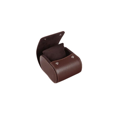 Elan Leather Single Watch Case - Brown 1