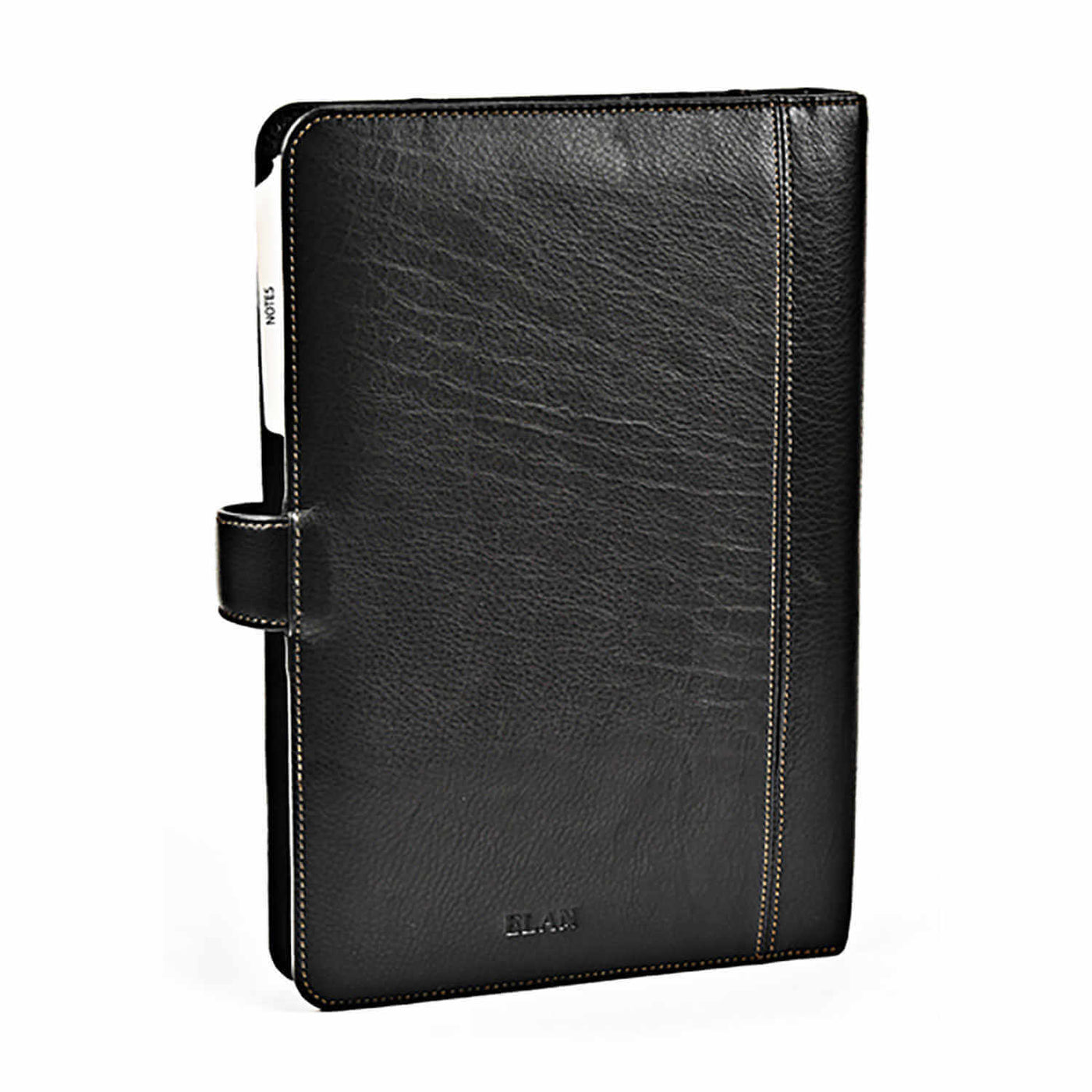 Elan Business Non Leather Undated Journal, Black -  A5+ 4