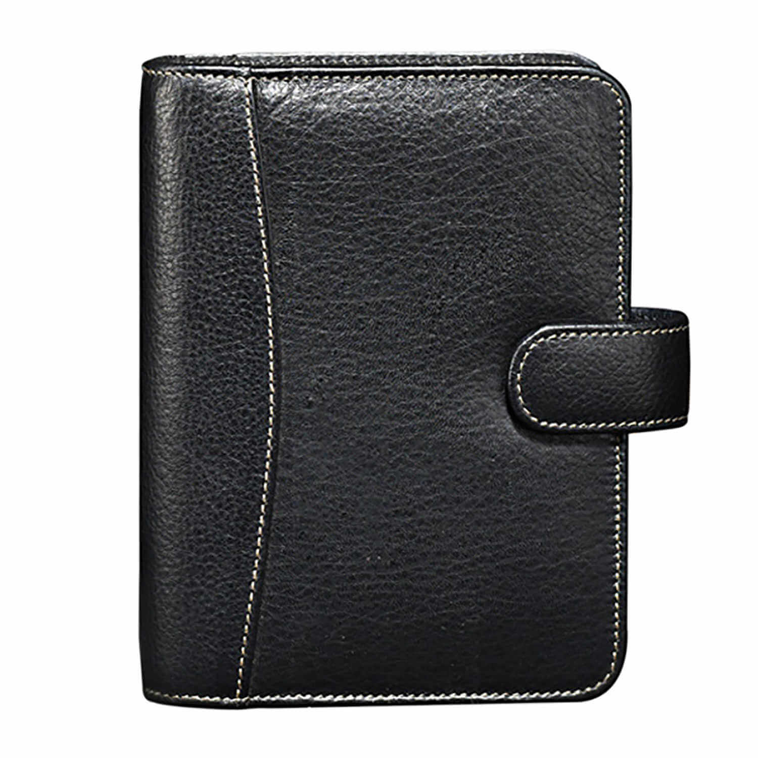 Elan Classic Leather Planner Organizer, Black - A6 – Makoba