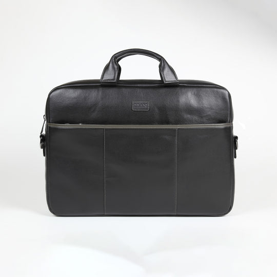 Elan Foam Executive Laptop Bag - Black