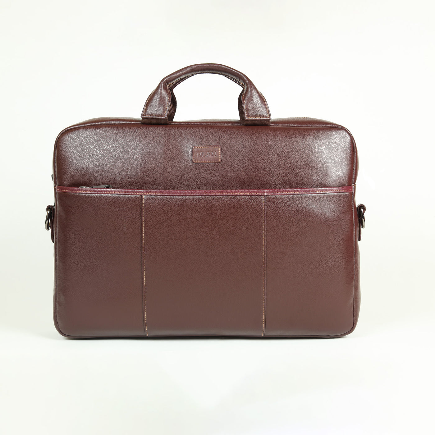 Elan Foam Executive Laptop Bag - Brown 1