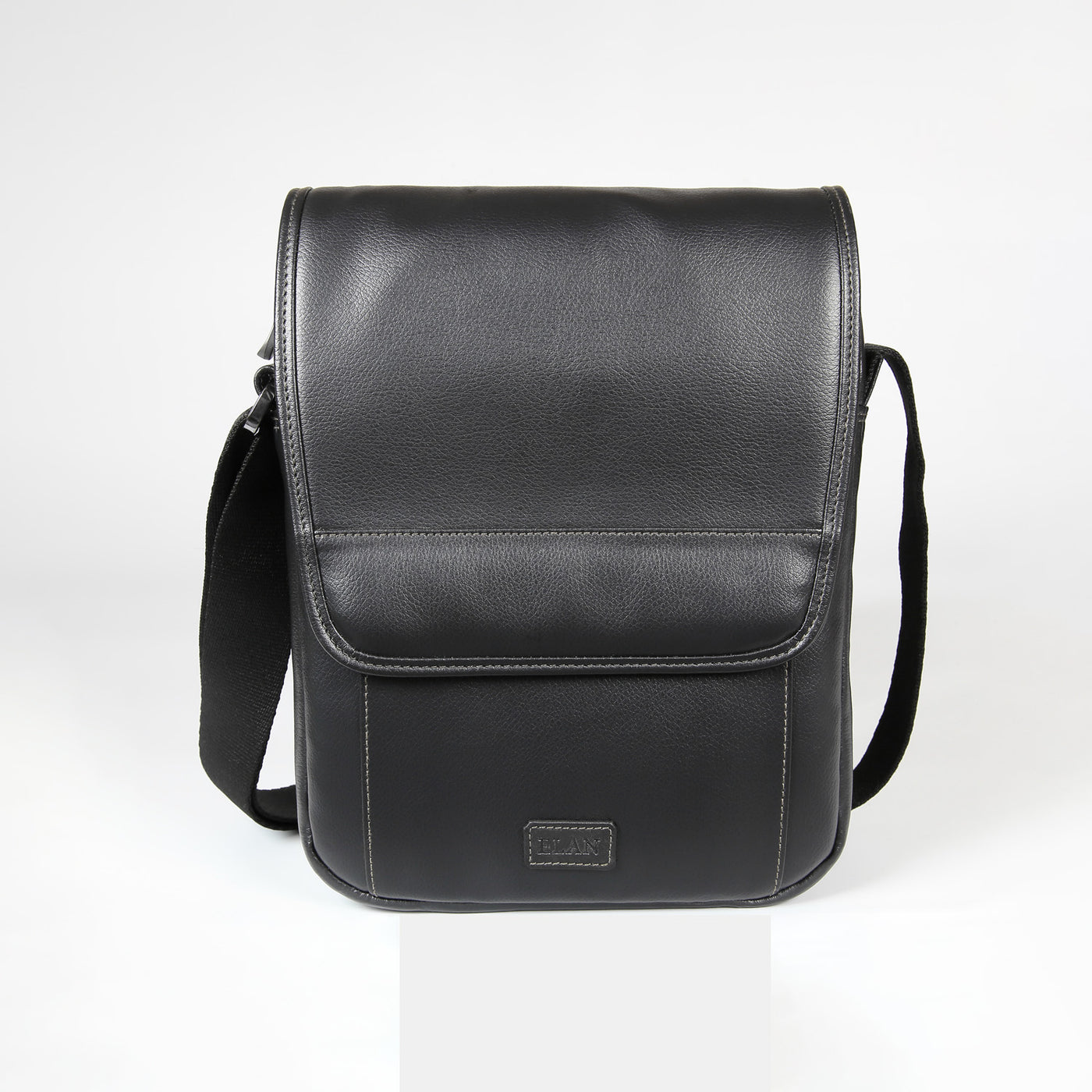 Elan Foam Shoulder Bag with Flap - Black 1