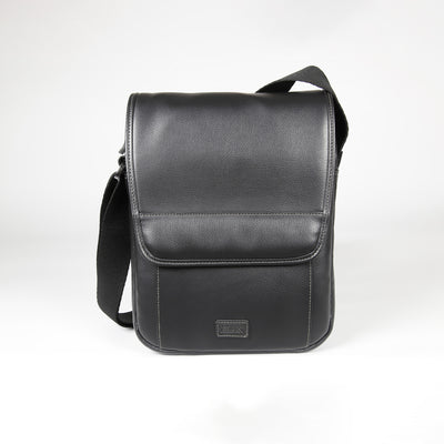 Elan Foam Shoulder Bag with Flap - Black 2