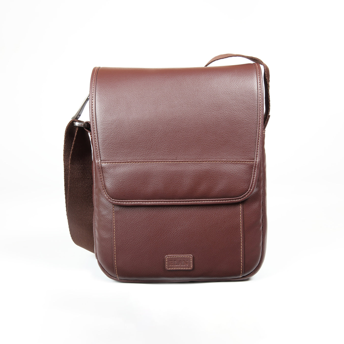 Elan Foam Shoulder Bag with Flap - Brown 1