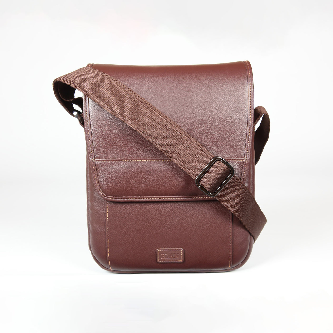 Elan Foam Shoulder Bag with Flap - Brown 2