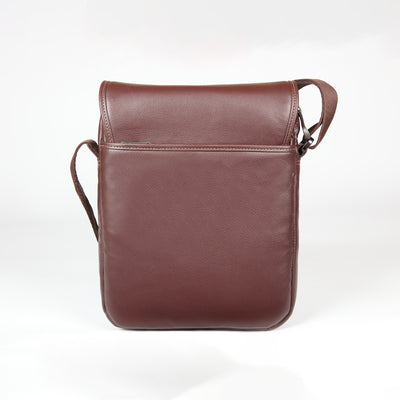 Elan Foam Shoulder Bag with Flap - Brown 3