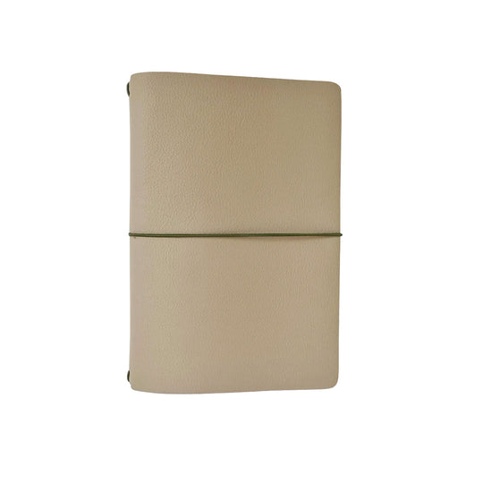 Endless Explorer Refillable Cactus Leather Journal - Beige