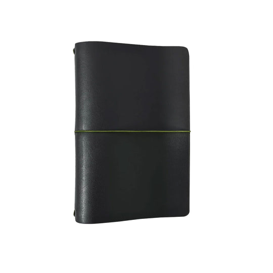Endless Explorer Refillable Cactus Leather Journal - Black