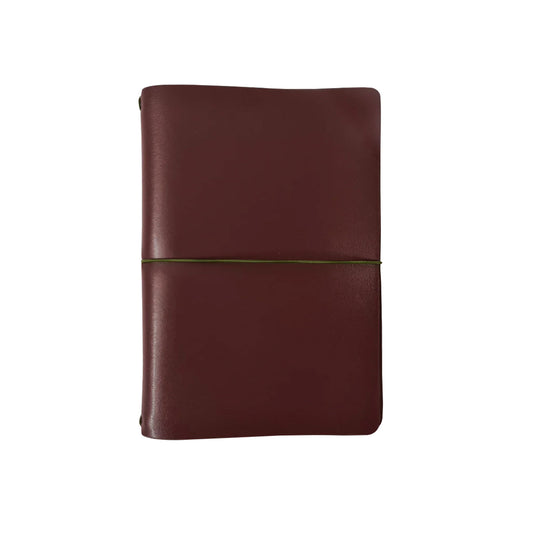 Endless Explorer Refillable Cactus Leather Journal - Maroon