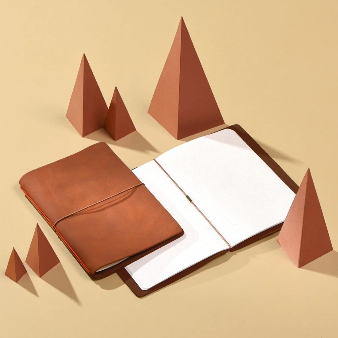 Endless Explorer Refillable Leather Journal - Brown