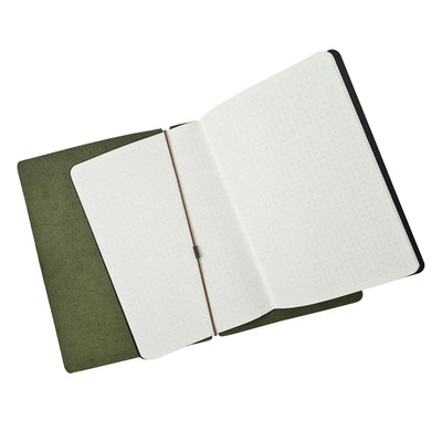 Endless Explorer Refillable Leather Journal - Green 3