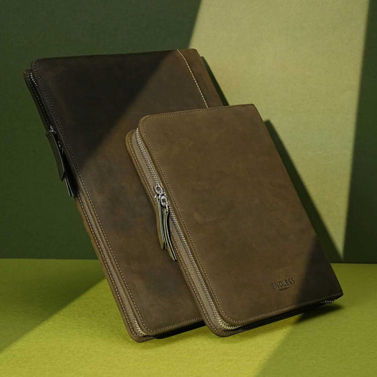 Endless Leather Green Folio - A4