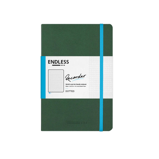 Endless Recorder Forest Canopy Regalia Notebook - A5, Dotted