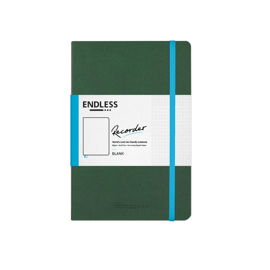 Endless Recorder Forest Canopy Regalia Notebook - A5, Plain