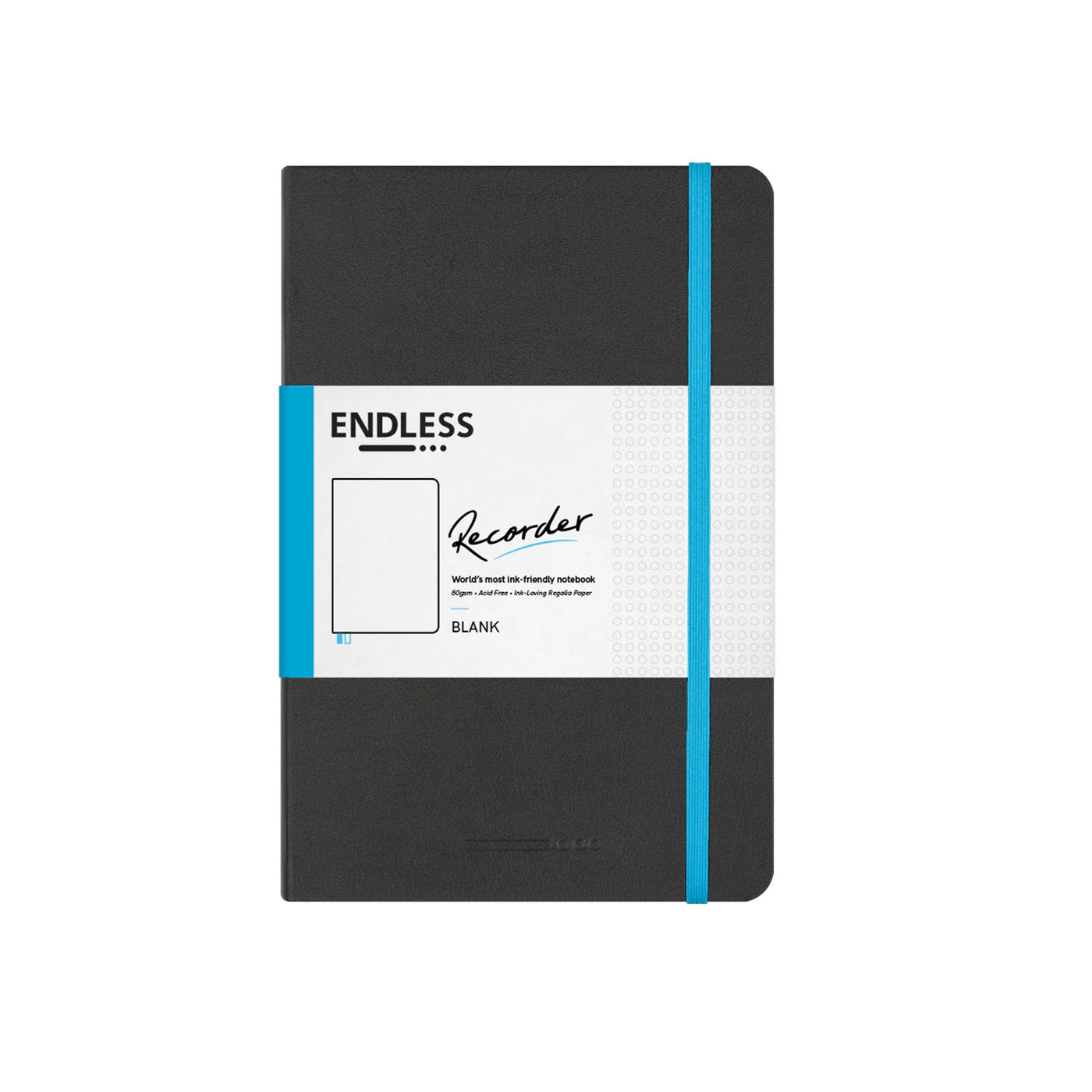 Endless Recorder Infinite Space Black Regalia Notebook - A5 Plain 1