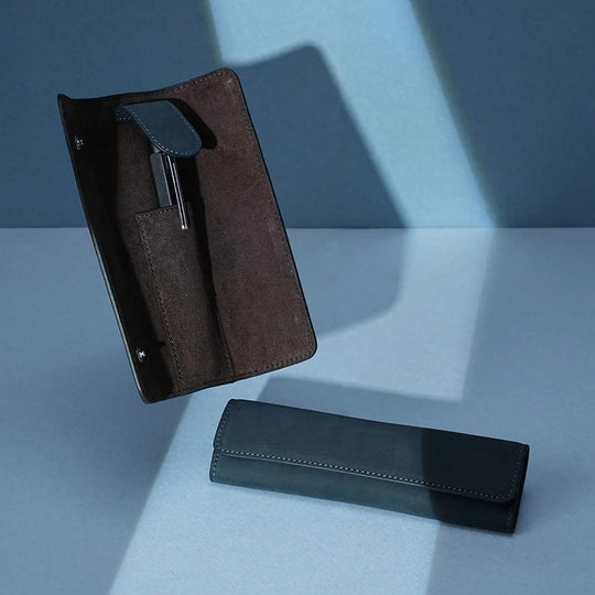 Endless Companion Leather 1 Pen Holder - Blue