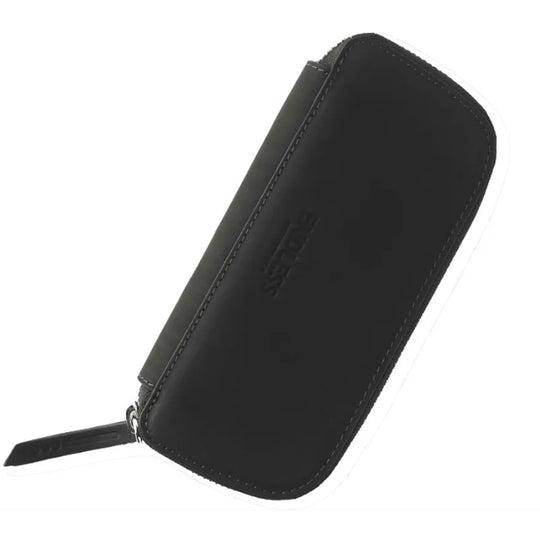 Endless Companion Leather Adjustable 3 Pen Holder - Black